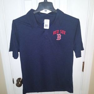 BRAND NEW BOSTON RED SOX POLO SHIRT GENUINE BLUE
